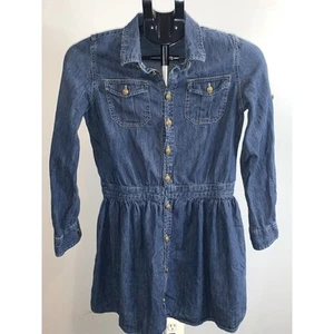 Polo Ralph Lauren Girls Denim/Jean Dress - Size 14 - Excellent! - Picture 1 of 6