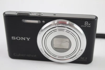 Sony Cybershot DSC-W730 Digital Compact Camera Working w/ Sony 8x Zoom Lens - Image 1 of 4