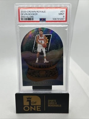 Crown Royale 2020 - Sno Globe # 98/99 - PSA 9 - Devin Booker - Suns Foto 1 de 2
