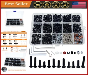 RC Screw Kit 520pcs Assortment Set for 1/8 1/10 1/12 Scale Cars Trucks - Picture 1 of 7