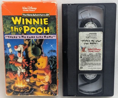 New Adventures Winnie the Pooh V4 Theres No Camp Like Home (VHS 1990 Slipsleeve) - Image 1 of 4