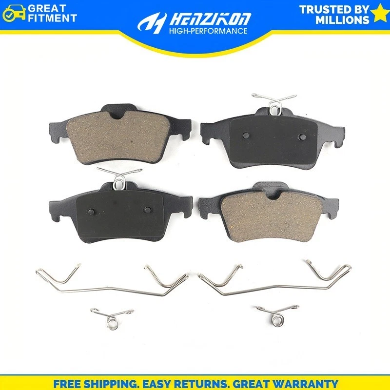 Задняя тормозная колодка для Chevy Jaguar Ford Mazda Saab Saturn Volvo Pontiac 2005-2016 годов выпуска - Изображение 1 из 2