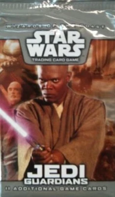 STAR WARS FREE JEDI GUARDIANS BOOSTER + JEDI STARFIGHTER SQUADRON FOIL NM scrat - Image 1 of 2