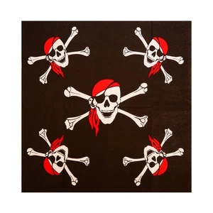 Stylische Taschentücher Totenkopf Taschentuch Papier Kindergeburtstag Kinder - Bild 1 von 15
