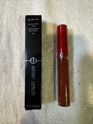 Giorgio Armani  Lip Maestro Intense Velvet Color - Cedar 206 6.5ml .22floz - Image 1 of 4