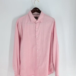 Consequence Tonal City Paisley Preppy Outdoor Button Up Shirt Light Pink Size XL - Picture 1 of 9