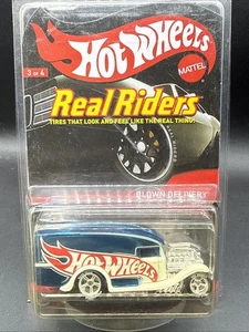 2013 Hot Wheels REAL RIDERS BLOWN DELIVERY blue white 02255/04500 very nice - Picture 1 of 4