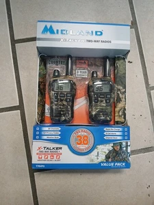 Midland X-TALKER T75VP3 Camo 36 Channel Weather Scan + Alert Two-Way Radios New - Picture 1 of 3