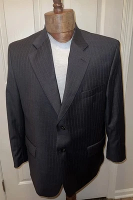 RALPH LAUREN Men’s 2 Piece Pure Wool PinStripe Suit 46 R Pants 36 X 30 Canada - Image 1 of 4