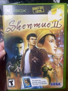 JW Shenmue II (Microsoft Xbox, 2002) Clean Tested Working + Bonus DVD - - Picture 1 of 4