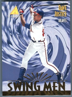1995 Pinnacle Atlanta Braves Dave Justice #285 - Image 1 of 2