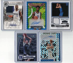 Dallas Mavericks 10 card lot auto jersey RC serial Cooper Flagg Kyrie Irving - Picture 1 of 4