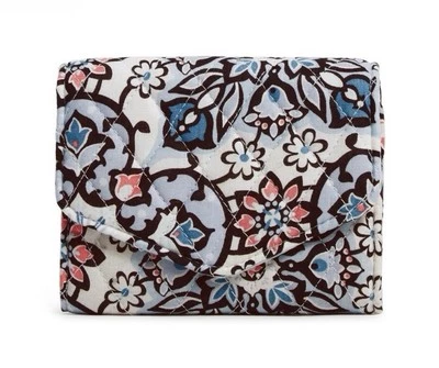 Vera Bradley "Lisbon Medallion" RFID Riley Compact Wallet Multicolor NWOT $59 - Image 1 of 4