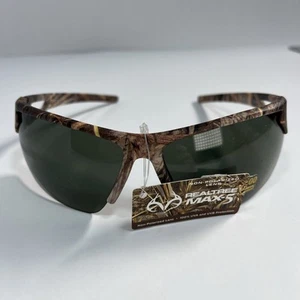 Realtree Max 5 Non-polarized UV 400 Block Sunglasses Wrap - Picture 1 of 7
