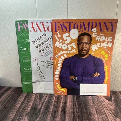 Fast Company Inc  Entrepreneur Forbes Magazine Lit If 3  Mixed Months  — 第 1/4 张图片