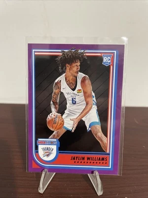 2022-23 Panini NBA Hoops - Rookies Jaylin Williams #269 Purple (RC) - Image 1 of 2