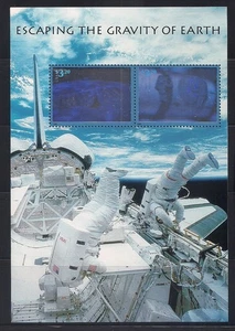 US 2000 SC # 3411 Space sheet of 2 Photogravure s/s MNH - Bild 1 von 1