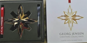 GEORG JENSEN 2024 star Stern 18 k verg+ Box + design Sanne Lund Traberg juleuro - Bild 1 von 2