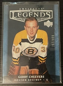 2005-06 Upper Deck Artifacts Legends 267/899 Gerry Cheevers #109 HOF - Picture 1 of 2
