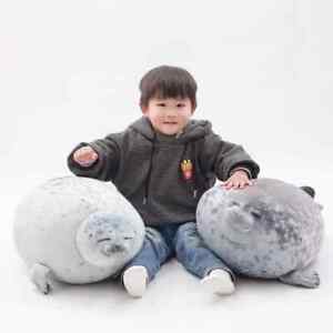 Extra Large Snow Blob Seal Squishy Cuddler