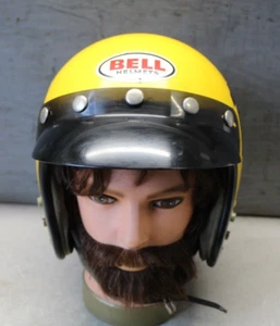 BELL SNELL TOPTEX OPEN FACE 5 SNAP HELMET 1970 MOTORCYCLE ATV MX RACE SZ 7 1/8 - Bild 1 von 14