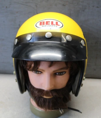 BELL SNELL TOPTEX OPEN FACE 5 SNAP HELMET 1970 MOTORCYCLE ATV MX RACE  SZ 7 1/8 - Image 1 of 4