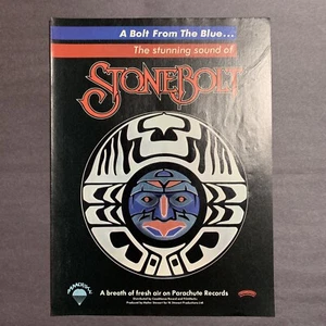 Stonebolt Original 1978 8"x11" Poster Type Advert - Bild 1 von 1