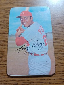 1971 Topps Super #6 Tony Perez HOF Cincinnati Reds NM