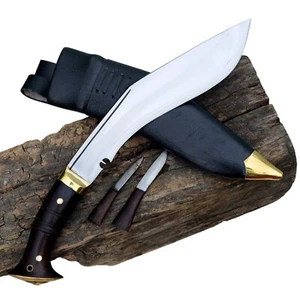 11 inches long Blade Traditional kukri-Hand Forged-Ready to use-Khukuri-Full tan - Picture 1 of 9