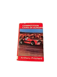 Competition Cars of Europe by Anthony Pritchard – Vintage 1970 Hardcover Racing - Picture 1 of 9