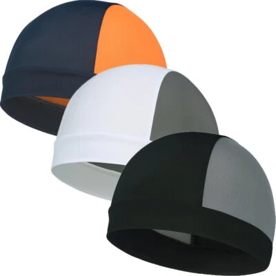 Boné de corrida Cooling Skull Caps forro capacete absorção suor ciclismo para homens mulheres - Imagem 1 de 4