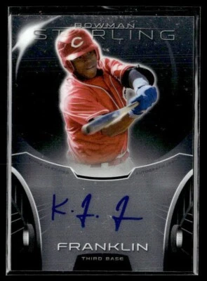 L5,614 -  2013 Bowman Sterling Prospect Autographs #KF Kevin Franklin - Image 1 of 2