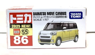 Takara Tomy / Tomica No.86 Daihatsu Move Canbus Limited Color / 1:57 - Image 1 of 4