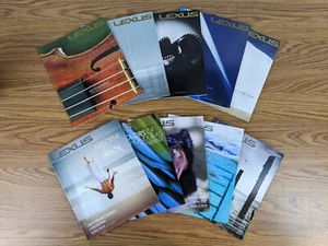 Lexus Magazine Lot of 10 (2006, 2007, 2008, 2009) - Picture 1 of 6