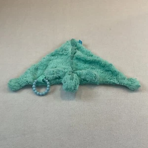 Manhattan Toy Dinosaur Lovey Mint Green Plush Baby Pacifier Teether Holder - Picture 1 of 9