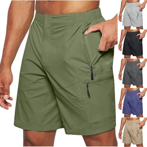 Men's workwear shorts, new zippered shorts, multi pocket men's shorts - Picture 1 of 29