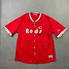 Cincinnati Reds Genuine Merchandise True Fans USA Jersey-Red- Large