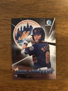 2022 Bowman Draft CROMATO erede apparente HA-12 Jett Williams - New York Mets - Foto 1 di 2