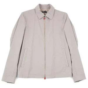 Kiton Napoli Weather-Repellent Bomber Jacket with Suede Details M (Eu 50) NWT - Picture 1 of 10