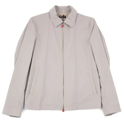 Kiton Napoli Weather-Repellent Bomber Jacket with Suede Details M (Eu 50) NWT - Image 1 of 4