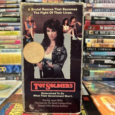 Toy Soldiers 1984 VHS Tested Former Rental Jason Miller Action Sleaze New World - Image 1 of 4