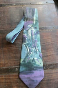 CRAVATTA LUCIANO SOPRANI SETA MADE IN ITALY SILK  TIE  4 - Imagen 1 de 2