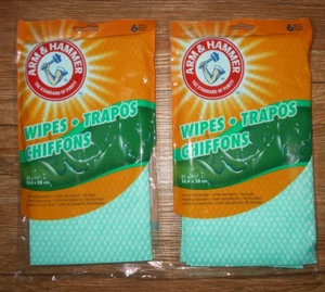 Arm & Hammer Two Packs Of 6 each Reusable Wipes - Picture 1 of 1