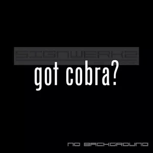 got cobra Decal Sticker Die Cut Decal Self Adhesive ford svt shelby racing Pair - Bild 1 von 14