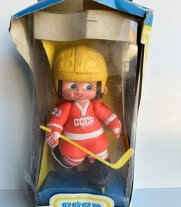 Vintage Sammler Spielzeug Puppe UdSSR Hockeyspieler (712) - Bild 1 von 7