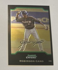 2004  Bowman Chrome Draft Picks & Prospects Robinson Cano BDP155 Yankees Hof
