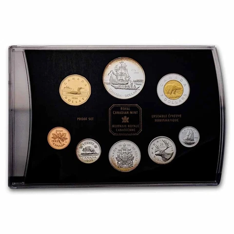 1999 Canada 8-Coin Silver Proof Set (Queen Charlotte Islands) - SKU#272328 Cover
