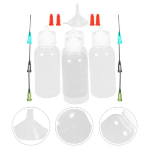 Pigment Bottle Set Glue Applicator Bottles Needle Oiler with Fine Tip - Picture 1 of 12