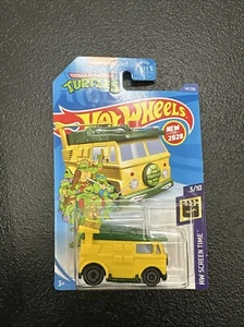 Teenage Mutant Ninja Turtles TMNT Party Wagon Van Diecast Car Hot Wheels - Picture 1 of 5