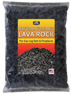 Hearth Natural Lava Rock Granules for Gas Log Sets and Fireplaces (10-lb Bag) - Picture 1 of 5